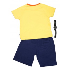 Summer Round Lion Head Cartoon with Short Pant