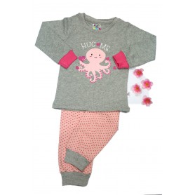 Unisex Cute Cart Cartoon Long Sleeve Pajamas