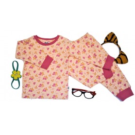 Unisex Cute Print Design Long Sleeve Pajamas