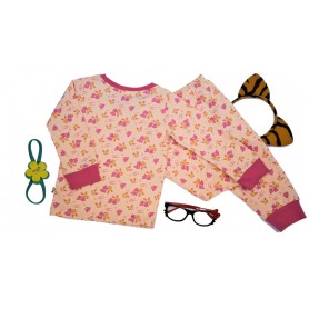 Unisex Cute Print Design Long Sleeve Pajamas