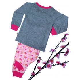 Unisex Cute Print Design Long Sleeve Pajamas