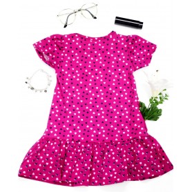 Fashion Pink Flower Dress