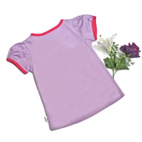 Summer Purple Color Short Sleeve Tee