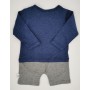 Baby Boy L/Sleeve Romper R-96NY/Navy Blue