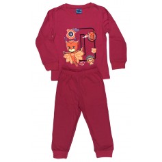 PJ MASKS Character Graphic Printed L/Sleeve,L/Pants Round Neck Girl Toddler Children Pyjamas BB-01R